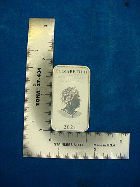 2021 Queen Elizabeth II Australian Silver Coin - 1 oz .9999 Fine Silver BU