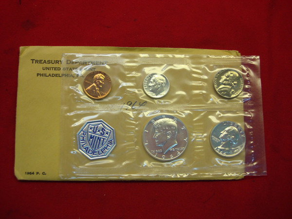 1961-1964 U.S. Proof Sets (Mint Condition) - Silver Dimes, Quarters & Half Dollars