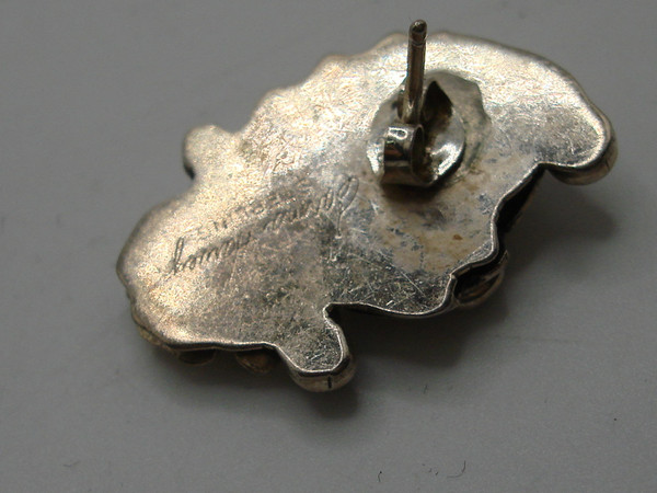 Vintage Carma Harvey Sterling Silver Southwestern Earrings | Signed & Authentic