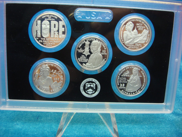 2024 U.S. Silver Proof Set - Complete 10-Coin Set with American Women Quarters & San Francisco Proofs