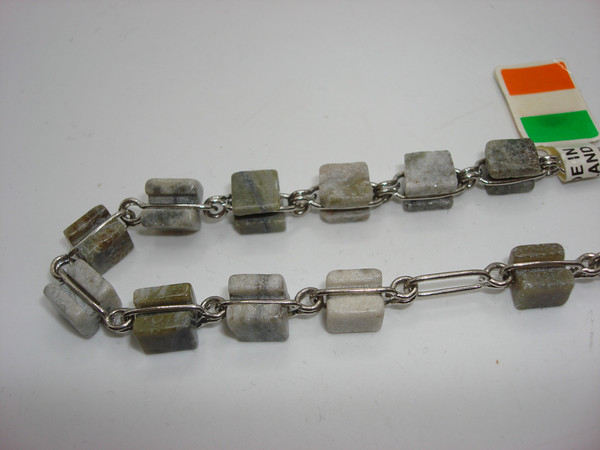 Celtic Connemara Marble Rosary Keychain - Paidrin Beag (10 Beads) - Made in Ireland