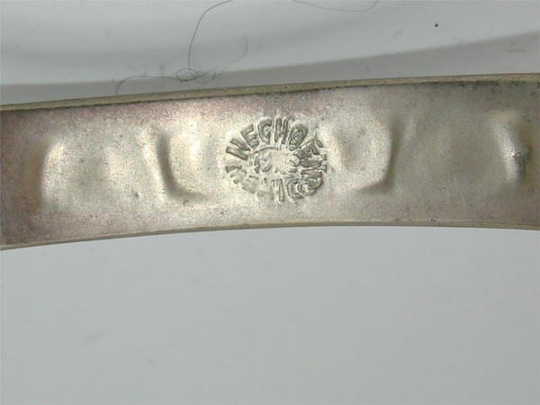 Vintage Mexican Silver Bracelet with Turquoise, MOP & Coral Inlay (6 inch)