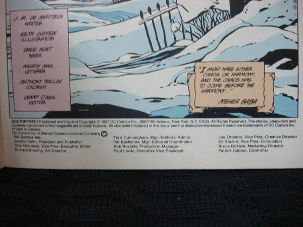 Dr. Fate #1 (July 1987) DC Comics - First Issue - CGC Graded Vintage Comic Book