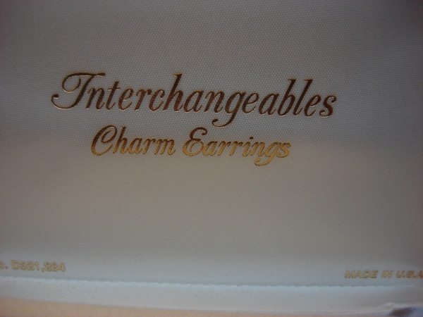 Vintage Gold-Tone Hoop Earrings Set with 5 Christmas Charms - USA Made