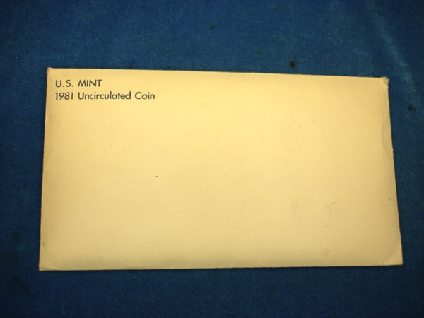 1981 US Mint Set - Uncirculated w/ Packaging Error & Missing Philadelphia Half Dollar