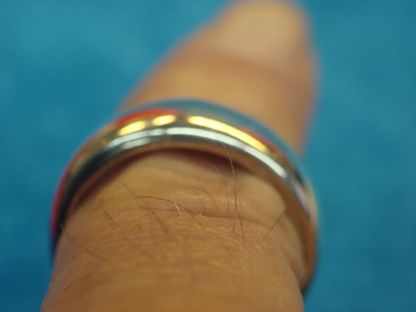 Adjustable Sterling Silver Dome Ring (Sizes 7.5-9) - Pre-Owned, Excellent Condition