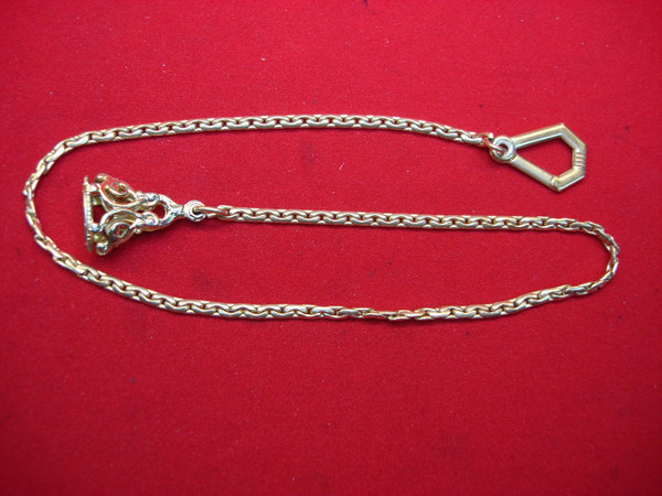 Vintage Gold-Filled Pocket Watch Chain (15