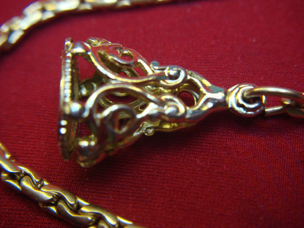 Vintage Gold-Filled Pocket Watch Chain (15