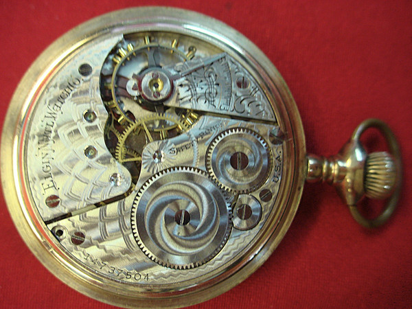Antique Elgin Grade 291 Pocket Watch (1910) - Parts/Repair - 7 Jewel Movement