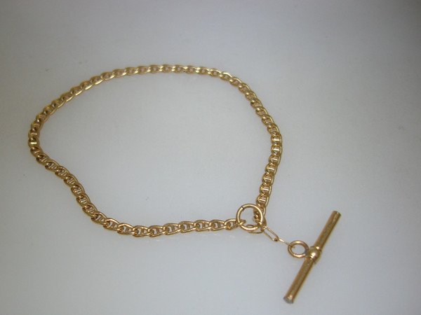 Vintage Krementz Gold Filled Watch Chain (8