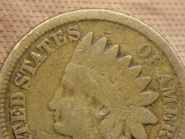1861 Indian Head Cent - Circulated Copper Nickel with Natural Patina & Details