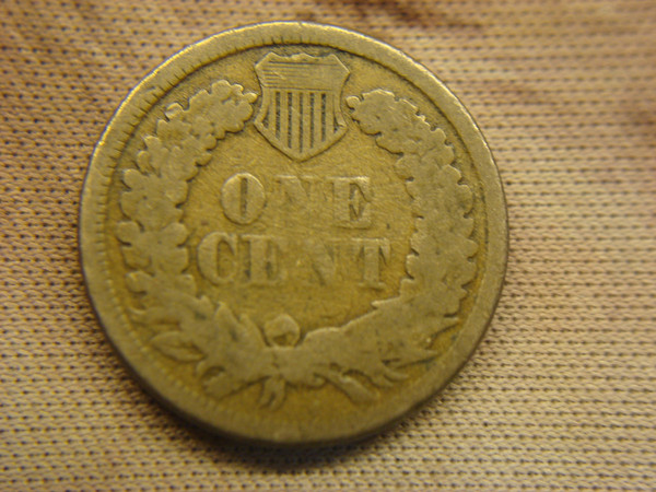 1861 Indian Head Cent - Circulated Copper Nickel with Natural Patina & Details