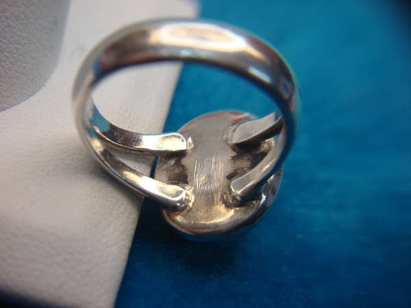 Sterling Silver Moonstone Ring (Size 9) - Pre-Owned, Elegant Sparkle