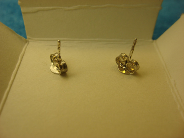 Sterling Silver Dangle Earrings - Amethyst, Tanzanite, Sapphire (Estate, Pre-Owned)