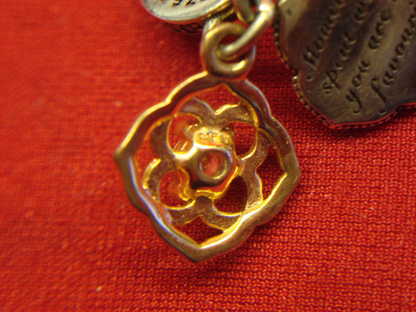 Authentic Pandora Sterling Silver Rose Pendant Necklace - 22 Inch Chain