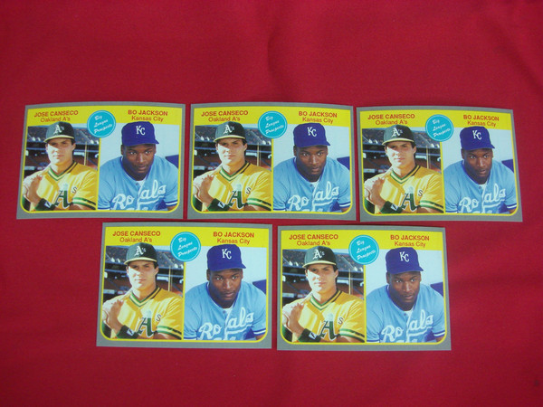 1985 Fleer Big League Prospects Reprint Set: Bo Jackson & Jose Canseco - The Original Bash Brothers