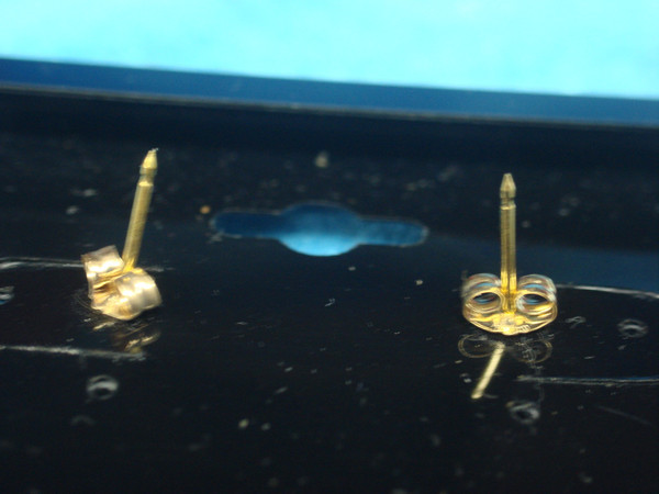 Elegant 14K Yellow Gold Cultured Pearl Stud Earrings (4mm)