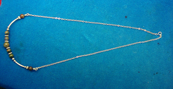 Colorful Gemstone Bead Necklace on Sterling Silver | Southwest Style