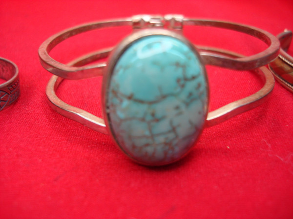 Vintage Southwestern Style Bracelet Lot of 3 - Unique Charms & Craftsmanship