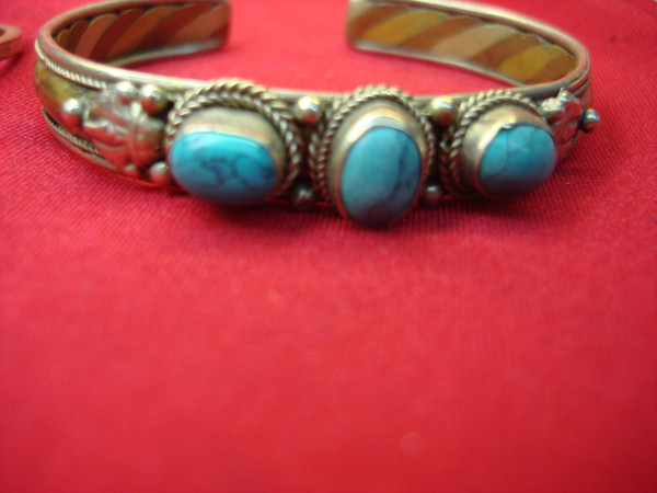 Vintage Southwestern Style Bracelet Lot of 3 - Unique Charms & Craftsmanship