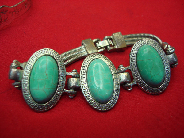 Vintage Southwestern Style Bracelet Lot (4 Pcs) - Estate Find, Sizes 6-7