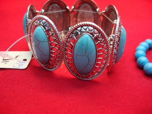 Vintage Southwestern Style Bracelet Lot (3pcs) - Sizes 6 1/2, 6, & 7 1/2