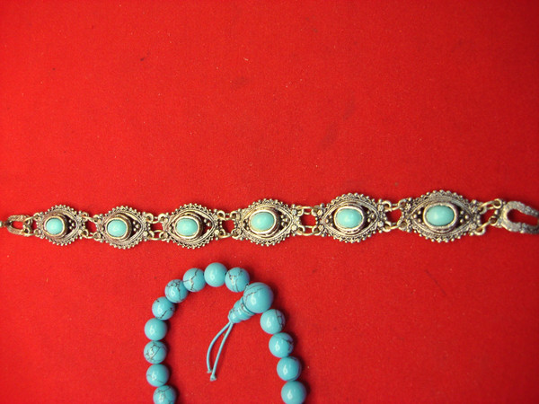 Vintage Southwestern Style Bracelet Lot (3pcs) - Sizes 6 1/2, 6, & 7 1/2