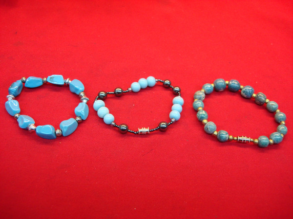 Unique Southwest Style Bracelet Set of 3 -  Size 6, 6 & 6.5