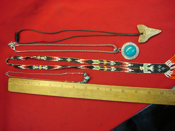 Vintage Southwestern Jewelry Lot - 4 Unique Estate Necklaces