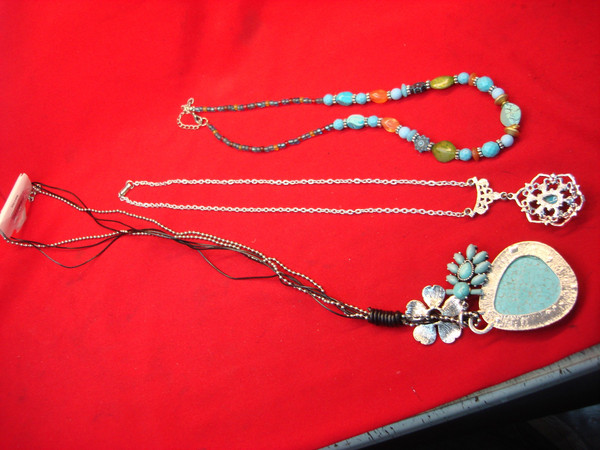 Vintage Southwest Style Necklace Lot - 3 Unique Estate Findings