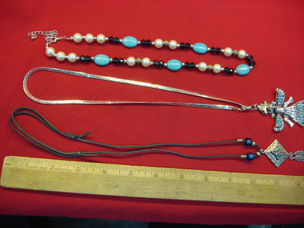 Southwest Style Necklace Lot of 3 - Unique Artisan Jewelry, Wearable Condition