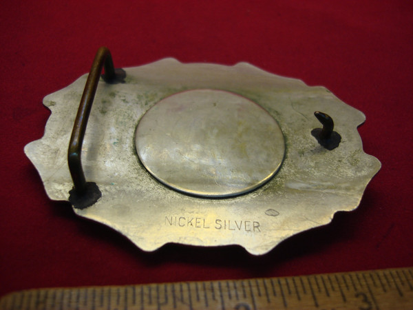 Vintage Southwestern Buckle Set - Rustic Western Style, 1 1/2 Inch Belt & Restoration Project