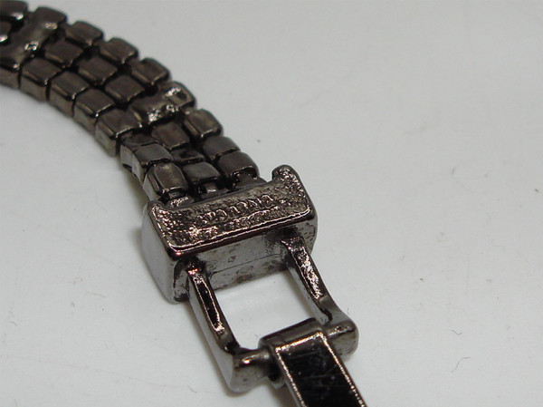 Vintage Givenchy Lime Green Rhinestone Bracelet (7 1/4