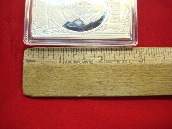 Washington Mint 16 oz Proof Silver Bar - $1000 Bill Design | Original Box & COA