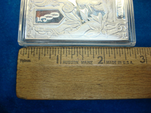 8 oz Washington Mint $500 Proof Silver Bar - .999 Fine Silver, Original Box & COA