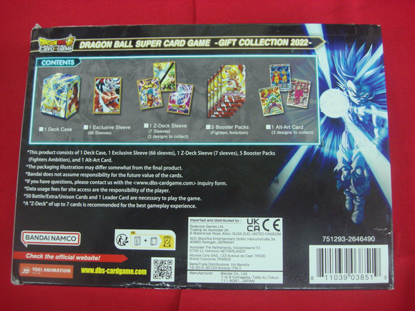 Dragon Ball Super Card Game Gift Collection 2022 - Factory Sealed Box