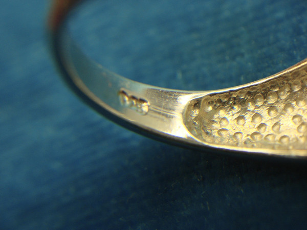 Sterling Silver Ring with Light Blue Gemstone - Size 6 1/4 - Pre-Owned, Excellent Condition