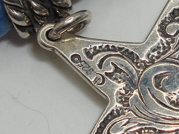 Vintage Carol Ry Rios Pollock Sodalite Sterling Silver Southwestern Bracelet - 925 Authentic