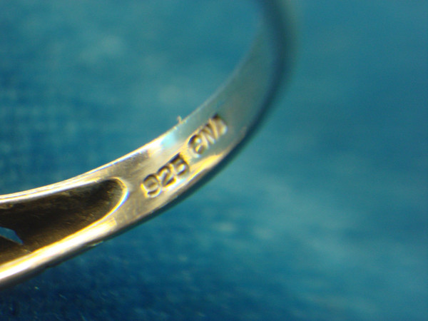 Vintage Sterling Silver Amethyst & Diamond Ring | Size 6 3/4