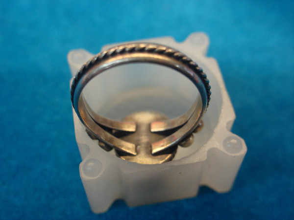 Amethyst Sterling Silver Ring - Vintage Artisan Style (Size 7)