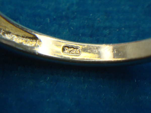 Sterling Silver Topaz & Diamond Ring | Fancy Filigree Setting, Size 8