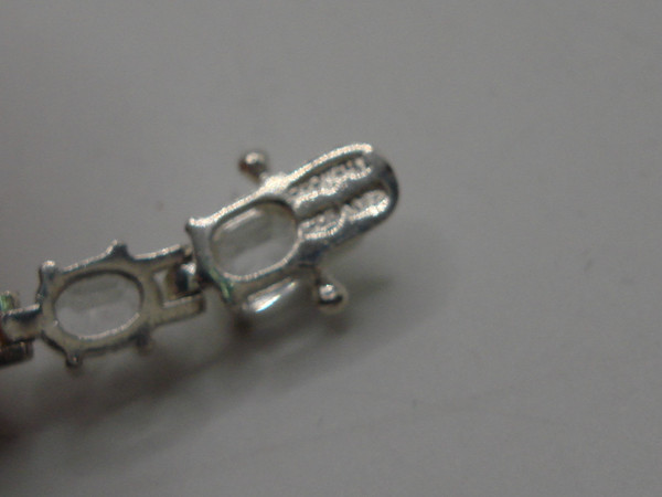 Sterling Silver Tennis Bracelet with 20ctw White Topaz - 7 1/4