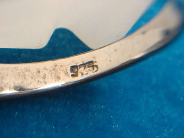 Elegant Sterling Silver Amethyst Ring (Size 7 3/4) - Pre-Owned