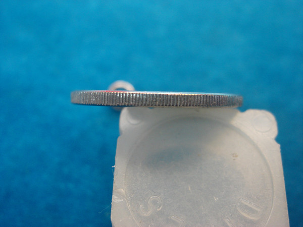 Vintage Bahamas 25 Cent Coin Charm & Pendant - Sailboat Cutout Design