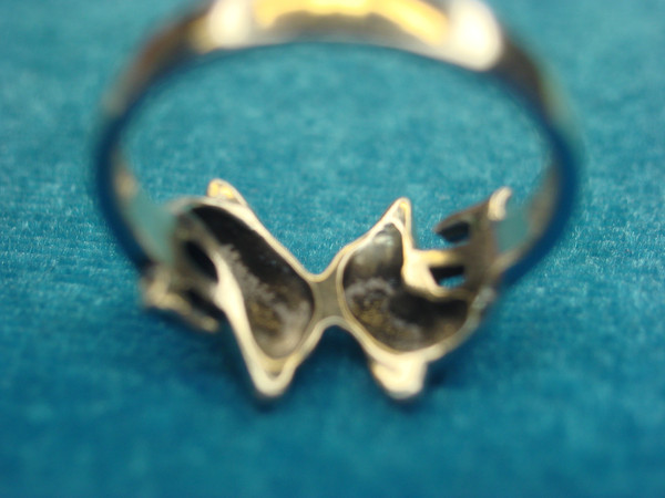 Sterling Silver Dolphin Ring - Size 7, Pre-Owned with Two Dolphins