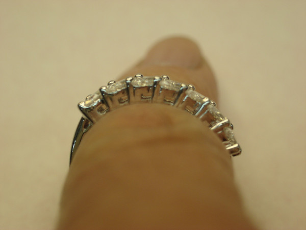 Elegant Sterling Silver Marquise CZ Ring - Size 6