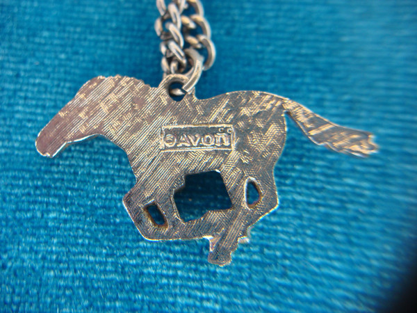 Vintage Avon Silver-Tone Horse Necklace - Elegant & Intriguing Pendant
