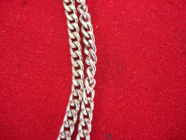 Vintage Avon Baseball Necklace - Silver Tone Chain & Glove Pendant