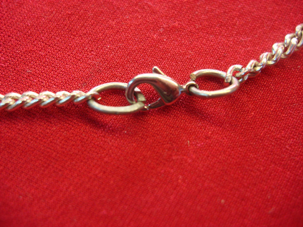 Vintage Avon Baseball Necklace - Silver Tone Chain & Glove Pendant