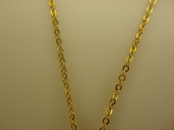 Vintage Style Lavender Rose Heart Pendant Necklace - Gold Tone 18 Inch Chain